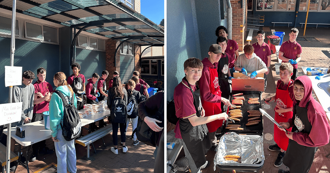 Dapto High School Top Blokes BBQ Fundraiser for mental health