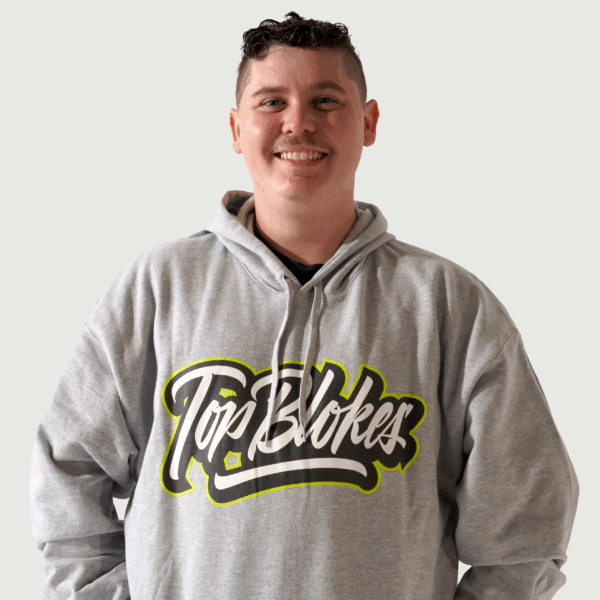 Top Blokes Script Hoodie - Image 2