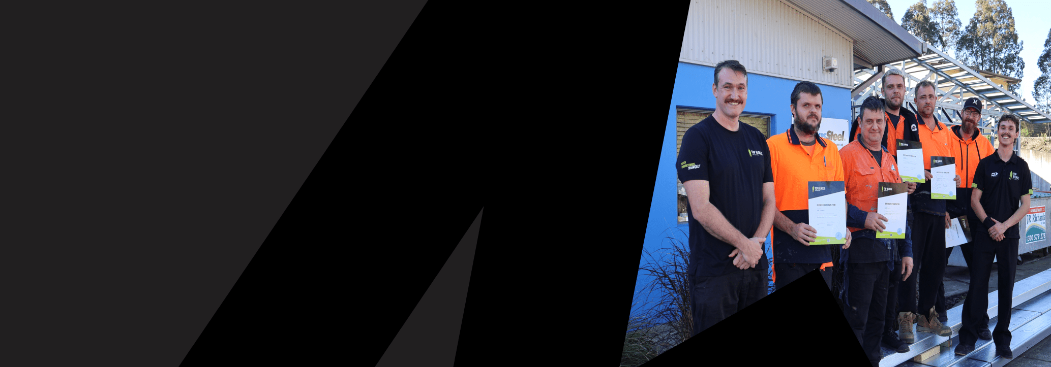 Men at AusSteel receive Top Blokes program